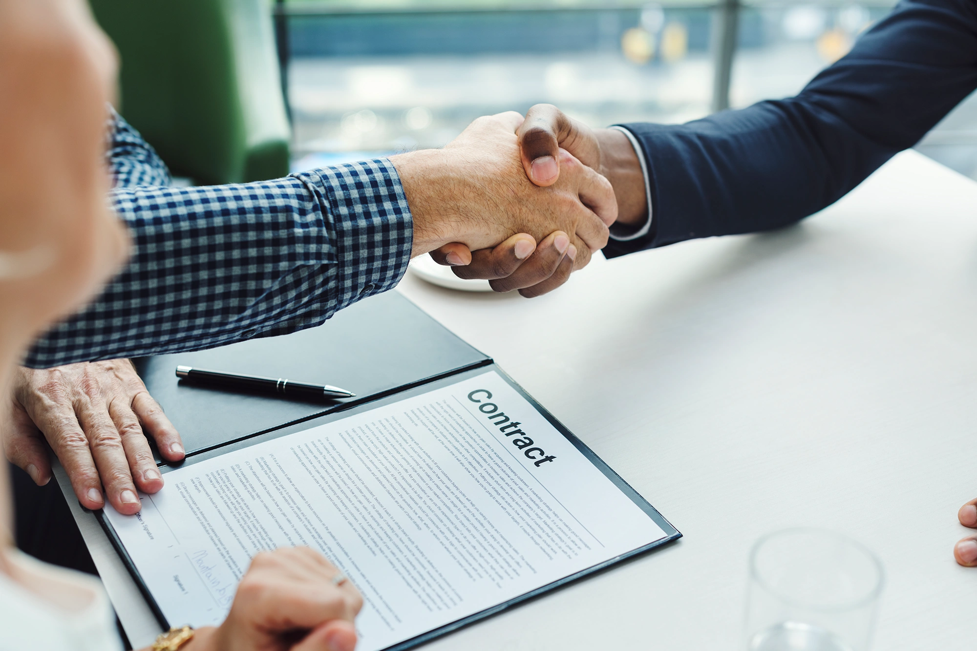Permanent recruitment consultant meeting a hiring manager in Edmonton